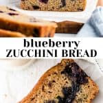 Blueberry Zucchini Bread Joyfoodsunshine