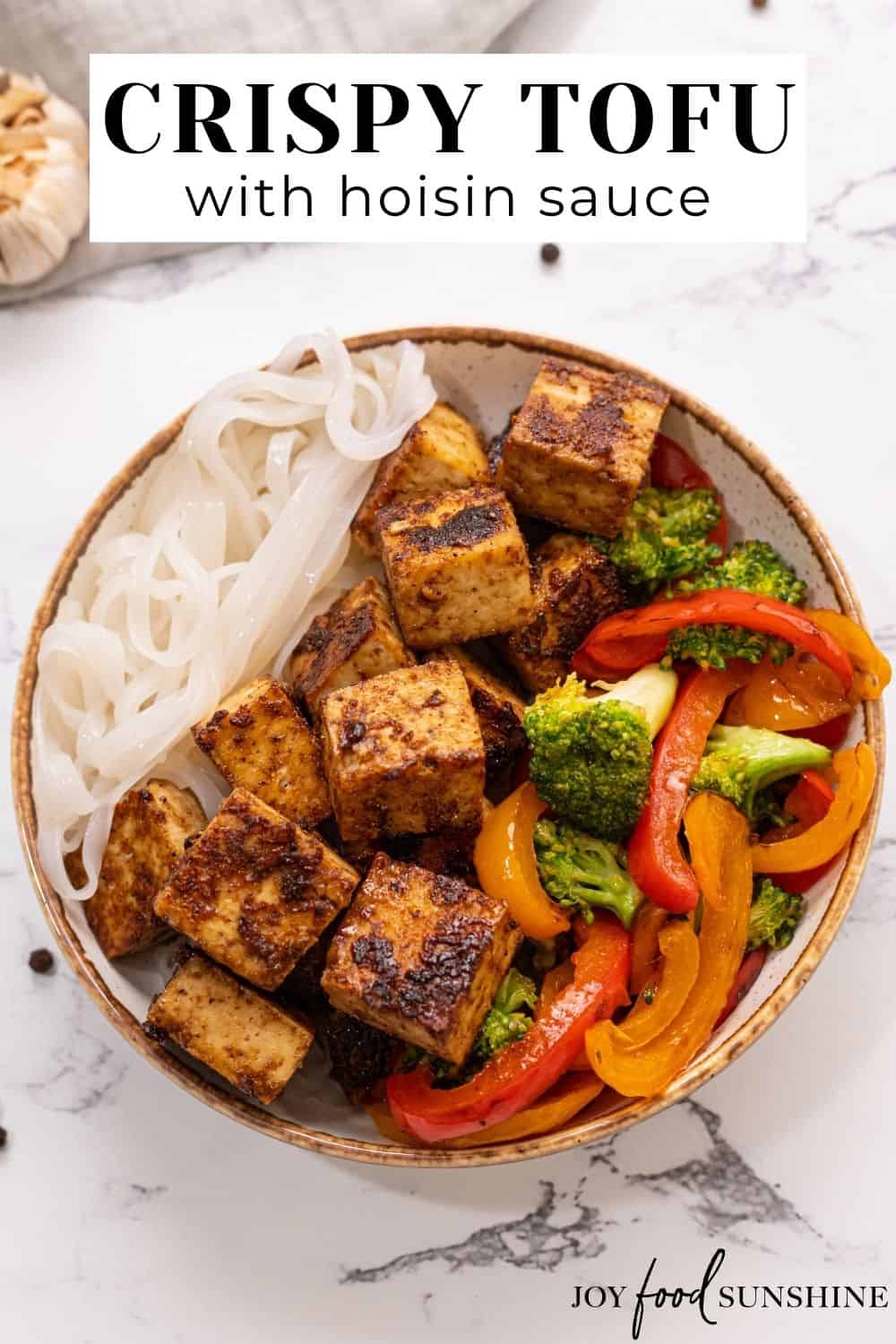 Crispy Tofu With Hoisin Sauce JoyFoodSunshine