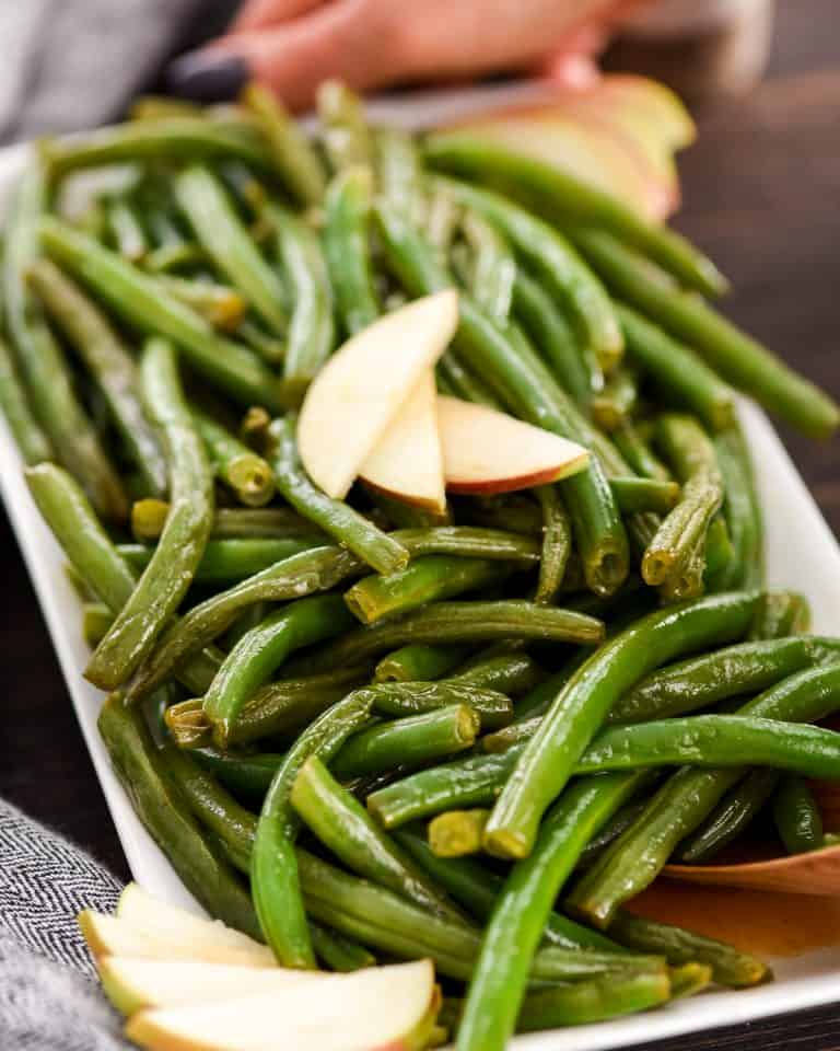 Saut Ed Green Beans Recipe With Apple Cider Joyfoodsunshine