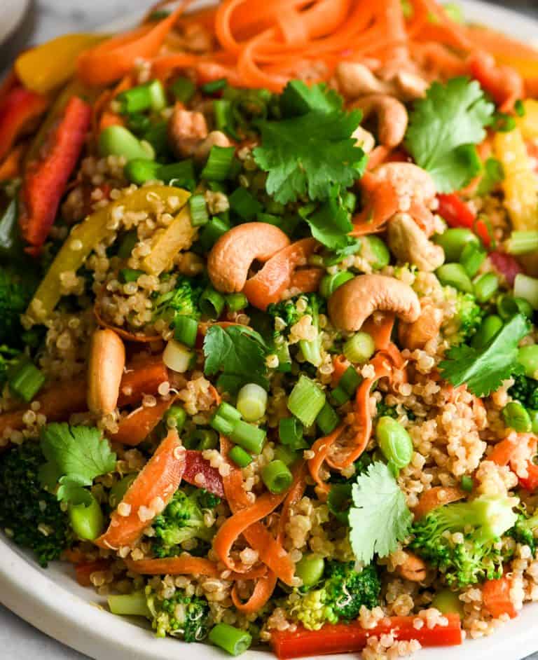 Asian Quinoa Salad JoyFoodSunshine