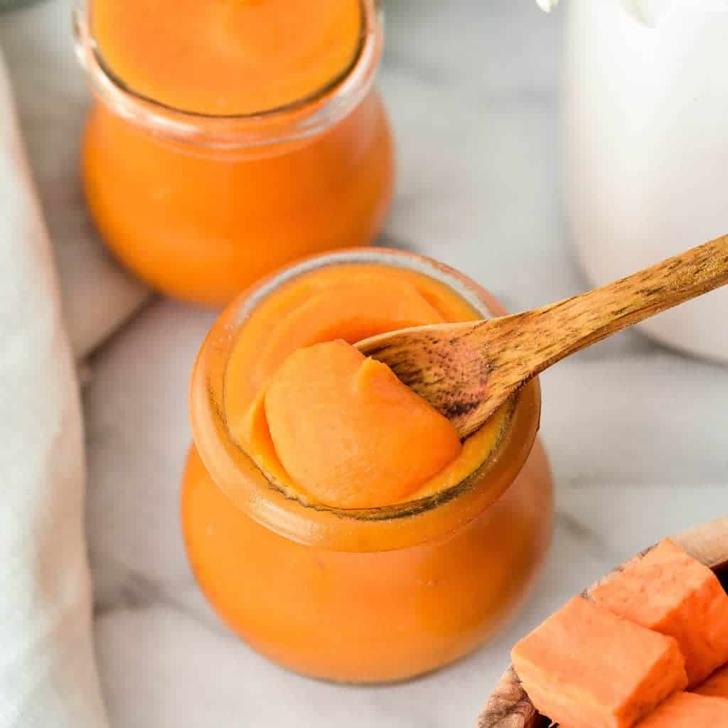 Homemade Sweet Potato Baby Food Joyfoodsunshine