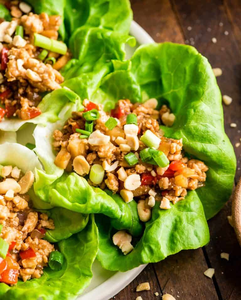 Asian Chicken Lettuce Wraps Better Than P F Chang S JoyFoodSunshine   Asian Chicken Lettuce Wraps 3 768x958 