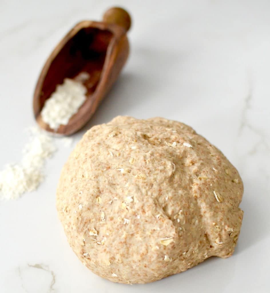 Homemade Honey Oatmeal Bread Recipe! This bread is made using whole wheat flour and oatmeal. It's dairy-free, refined-sugar free and out of this world delicious! 