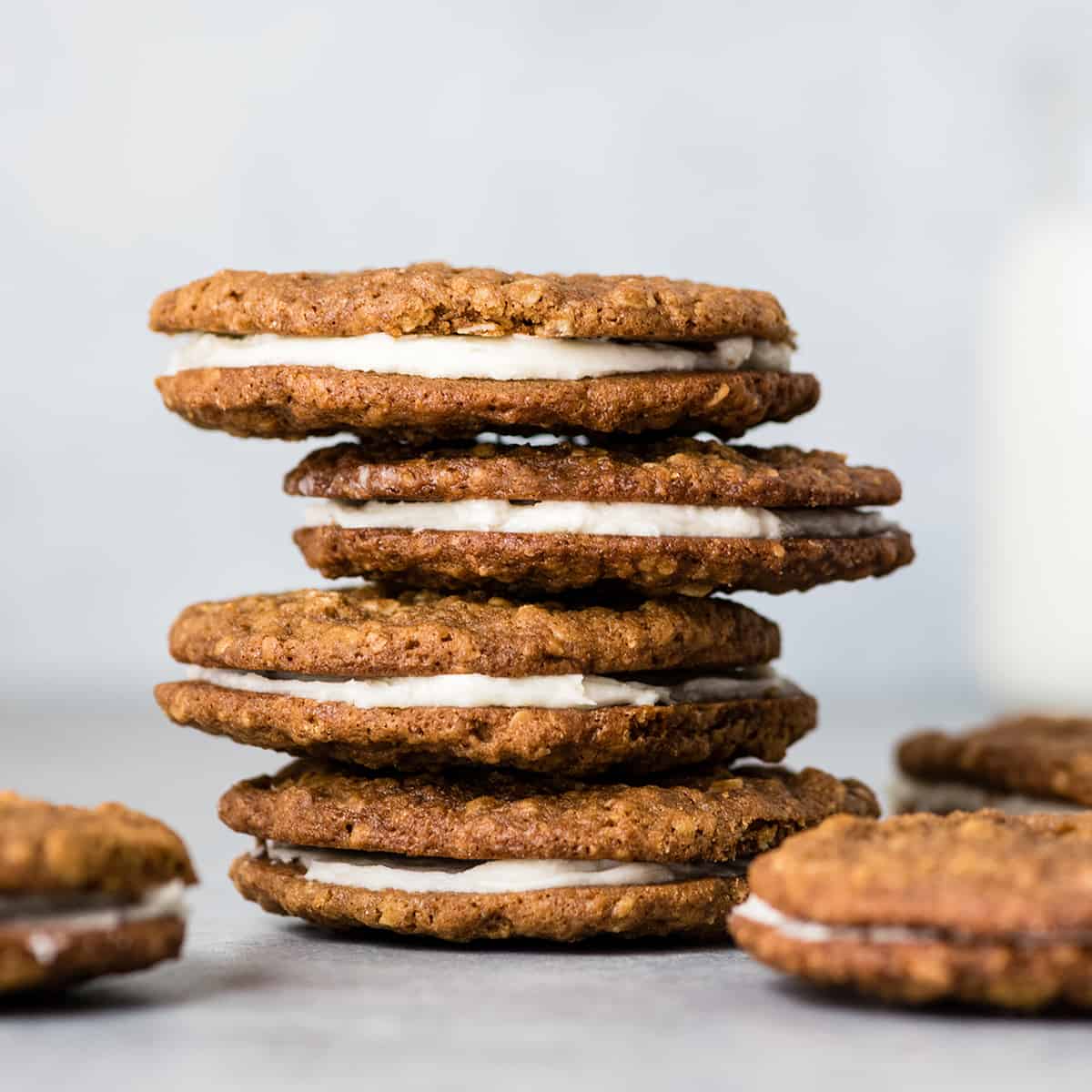 Homemade Oatmeal Cream Pies - JoyFoodSunshine