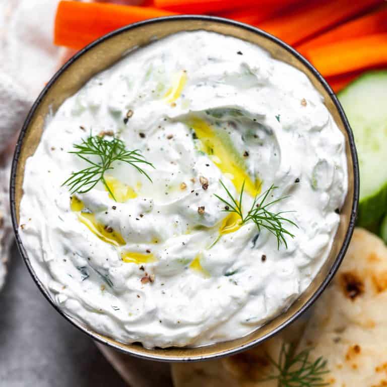 Best Tzatziki Sauce Recipe JoyFoodSunshine