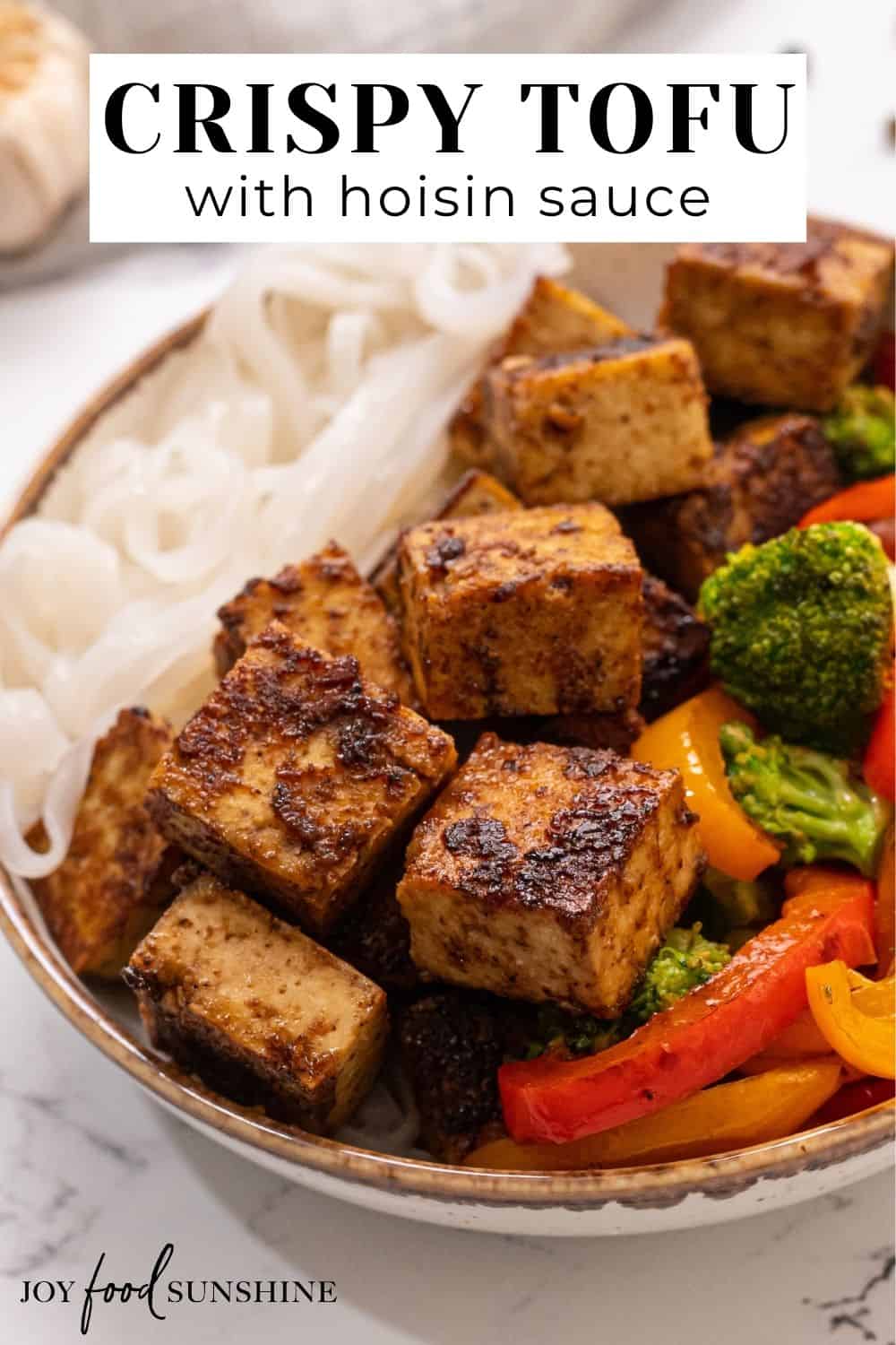 Crispy Tofu With Hoisin Sauce Joyfoodsunshine