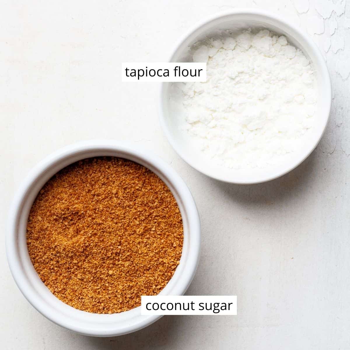 the ingredients in this paleo powdered sugar recipe
