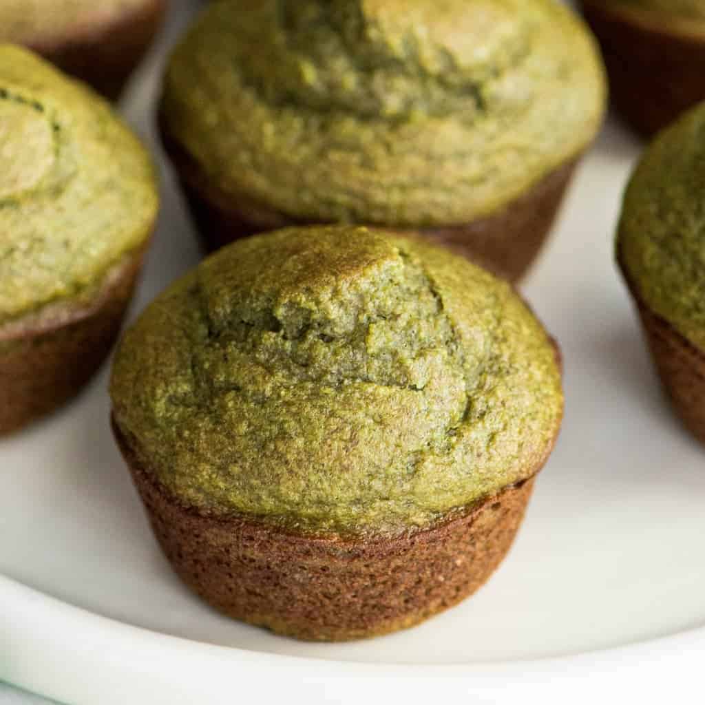 Blender Spinach Banana Muffins via JoyFoodSunshine