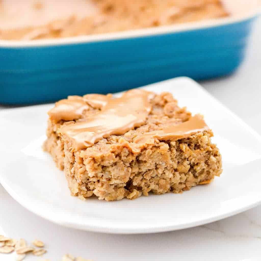 Peanut Butter Banana Baked Oatmeal Video Joyfoodsunshine