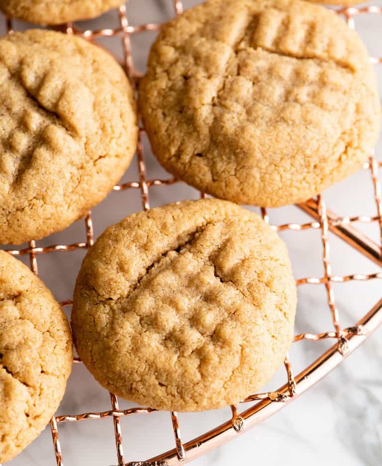 Flourless Peanut Butter Cookies (Gluten-Free) - JoyFoodSunshine