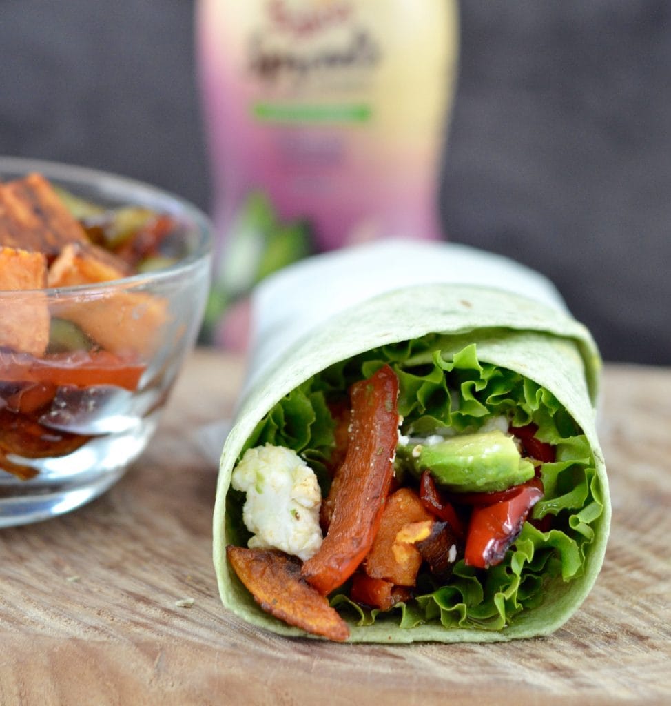 Hummus Og Grønnsaker Wrap