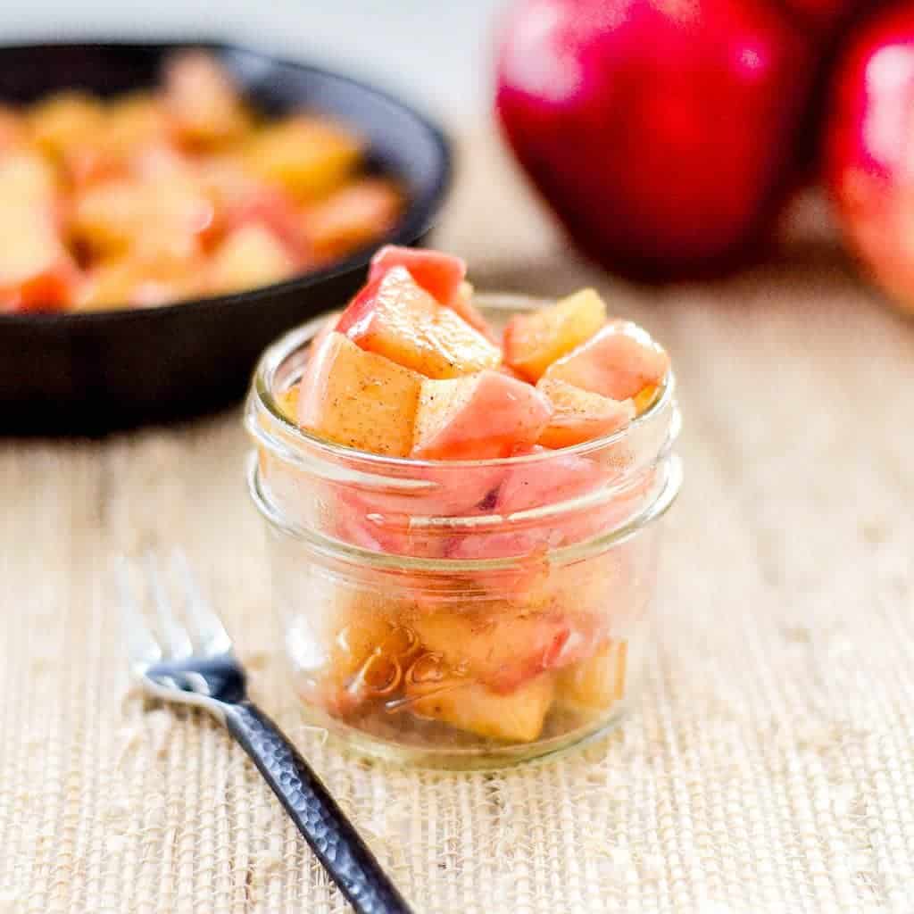 Stovetop Cinnamon Sautéed Apples JoyFoodSunshine