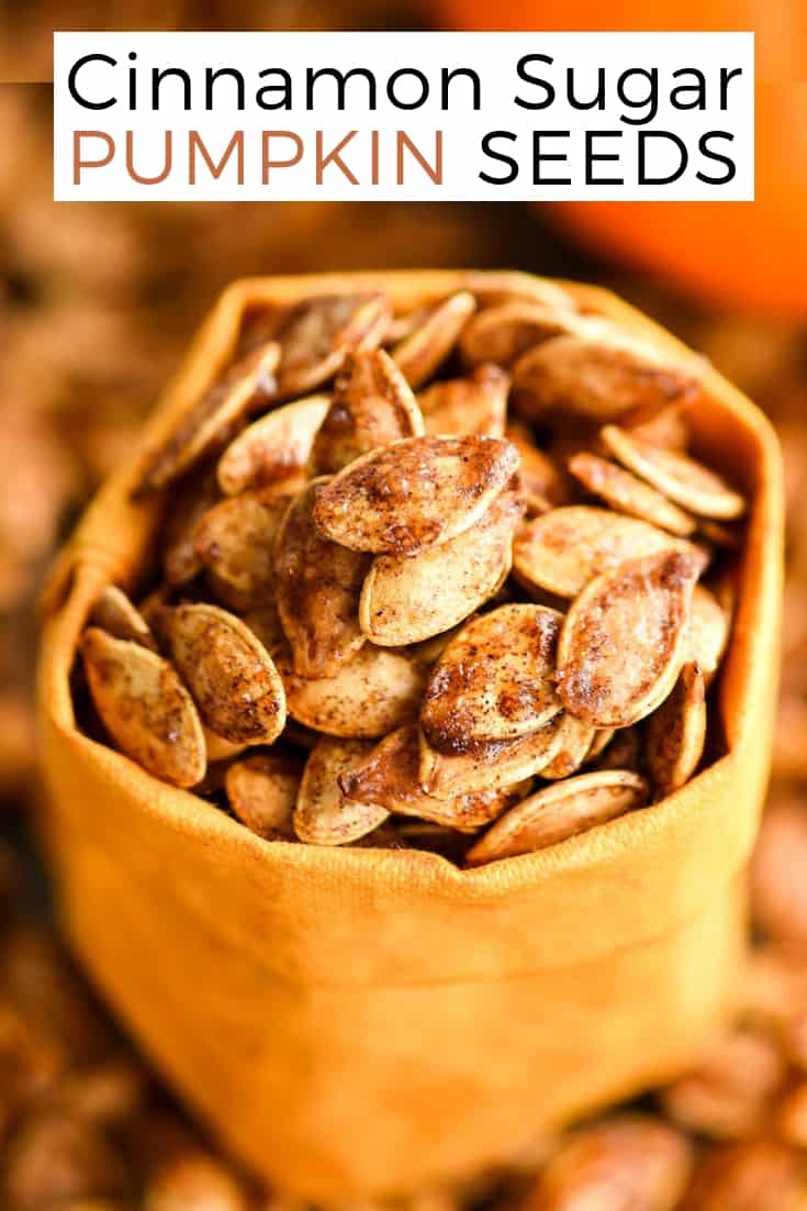 Roasted Cinnamon Sugar Pumpkin Seeds - JoyFoodSunshine