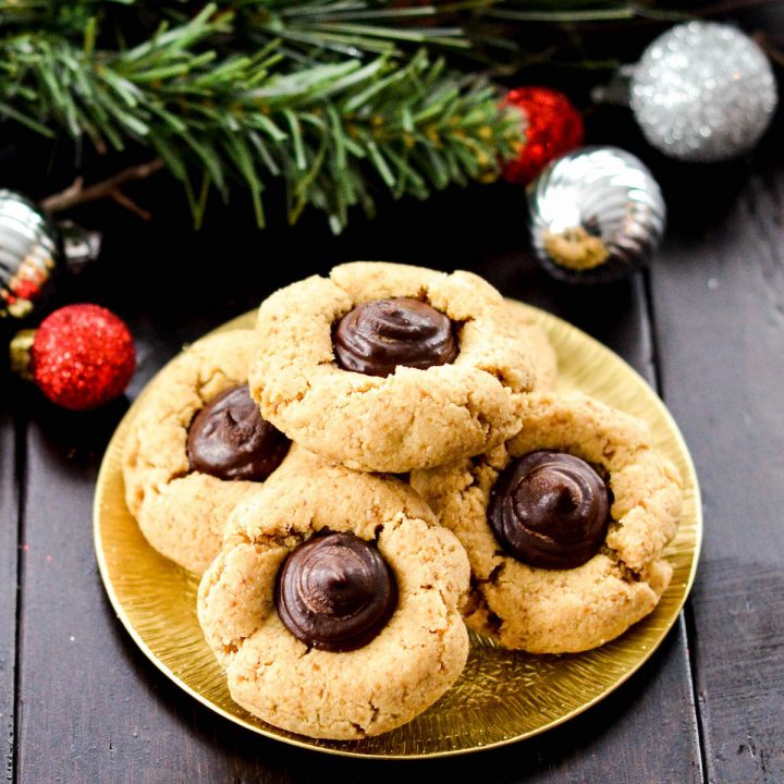 Almond Butter Blossom Cookies - JoyFoodSunshine