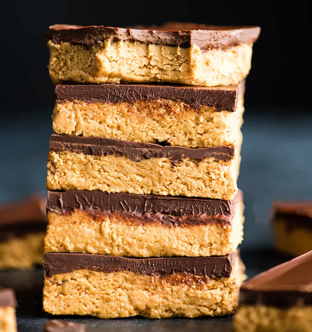 No-Bake Chocolate Peanut Butter Bars - JoyFoodSunshine