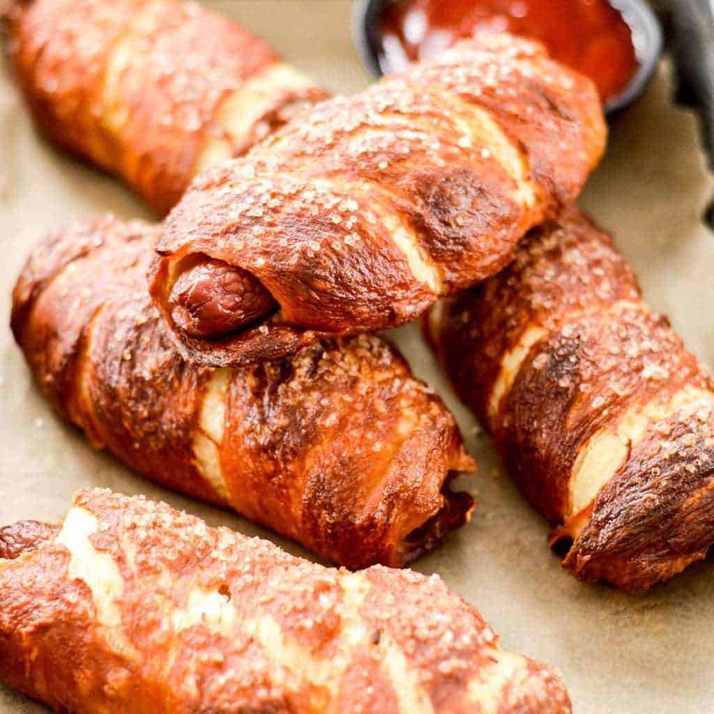 Homemade Pretzel Dogs - JoyFoodSunshine