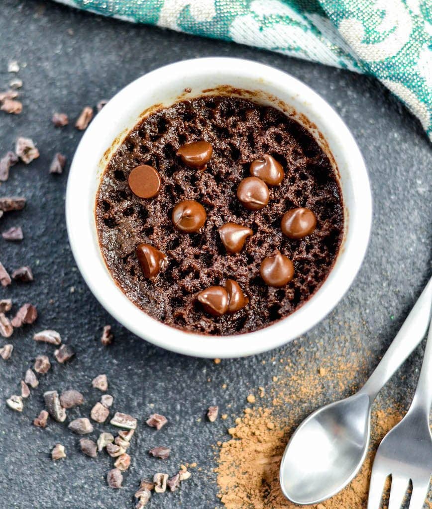 SingleServe Paleo Microwave Brownie Joyfoodsunshine