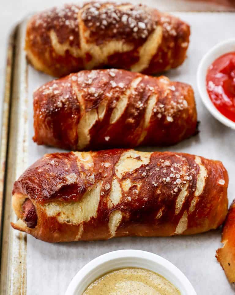 Best Pretzel Dogs Recipe - JoyFoodSunshine