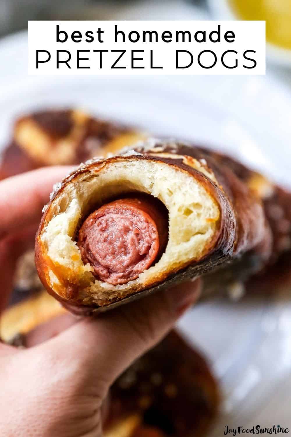 Homemade Pretzel Dogs - JoyFoodSunshine