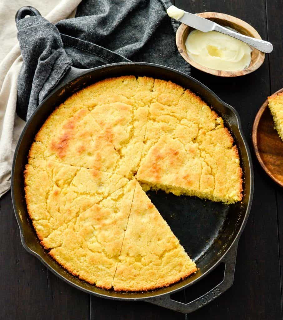 Healthy Skillet Cornbread - Joyfoodsunshine