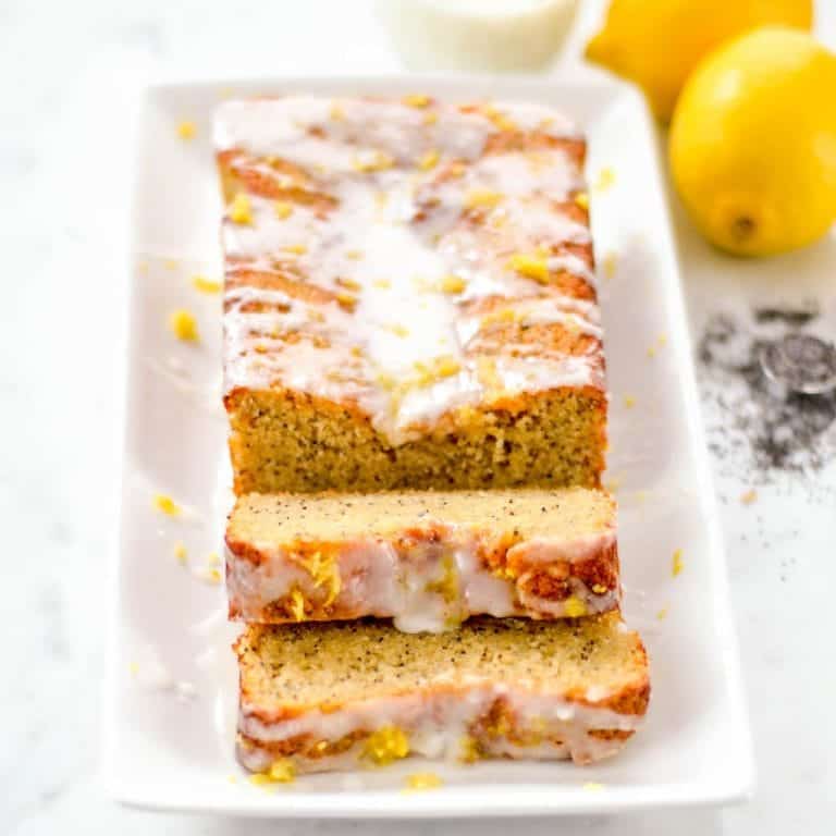 Paleo Lemon Poppyseed Bread - JoyFoodSunshine