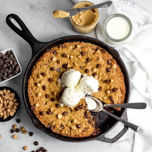 Healthy Skillet Peanut Butter Cookie - 