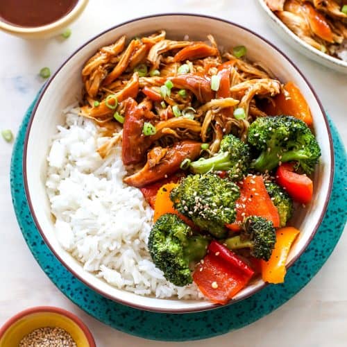 Easy Crock Pot Teriyaki Chicken - JoyFoodSunshine