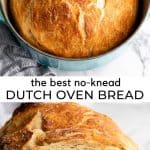 Easy Dutch Oven No Knead Bread - JoyFoodSunshine