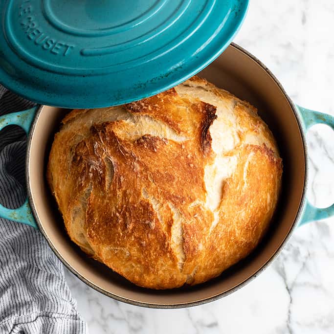 Dutch Oven Bread (no knead!) Recipe - Rachel Cooks®