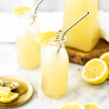 Healthy Lemonade Recipe with Orange Blossom - JoyFoodSunshine