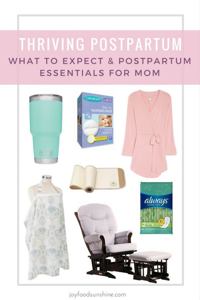 Thriving Postpartum: What to Expect & Postpartum Essentials for Mom! What I've learned as a mom of four kids and items I couldn't live without postpartum!