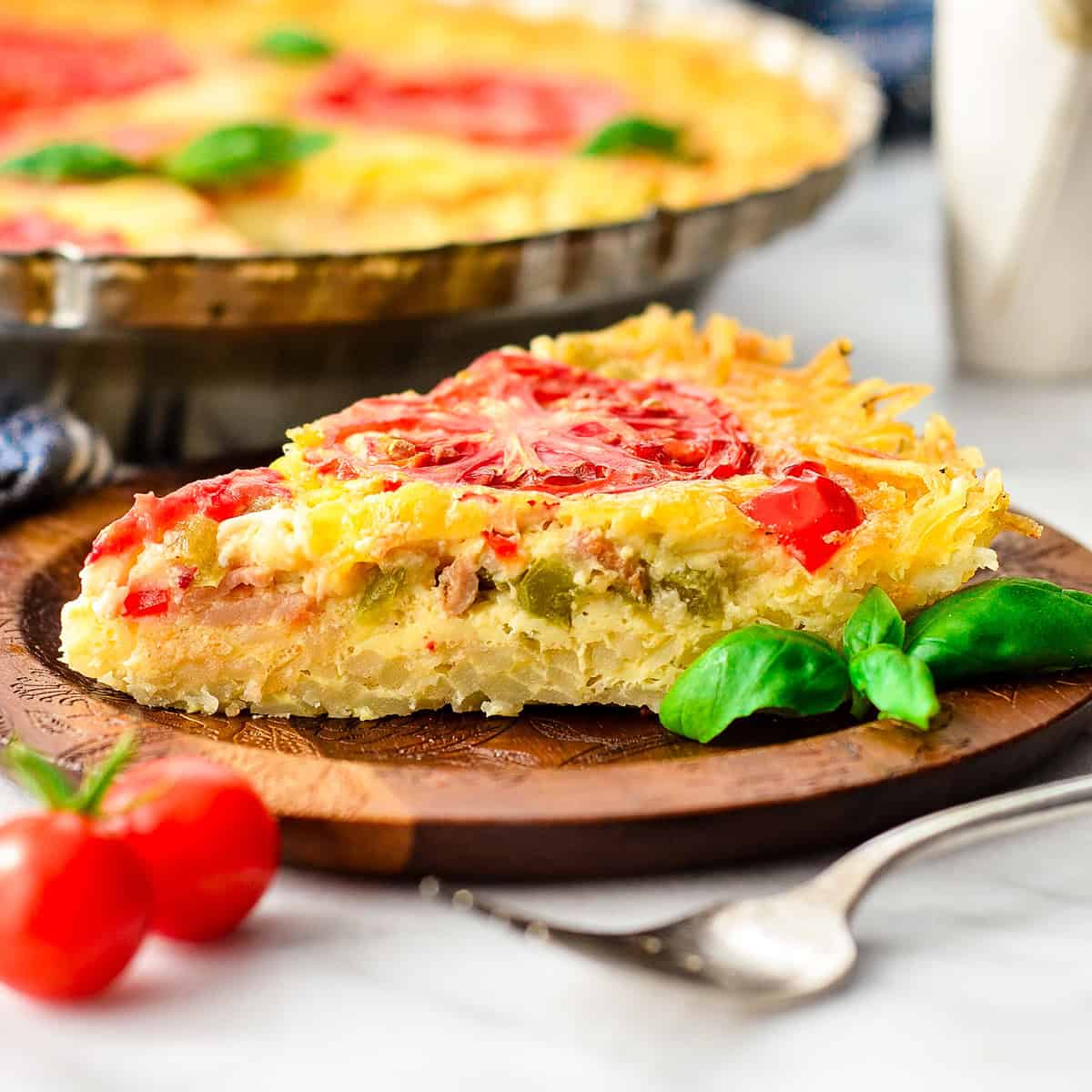Hash Brown Crust Quiche (Gluten-Free)