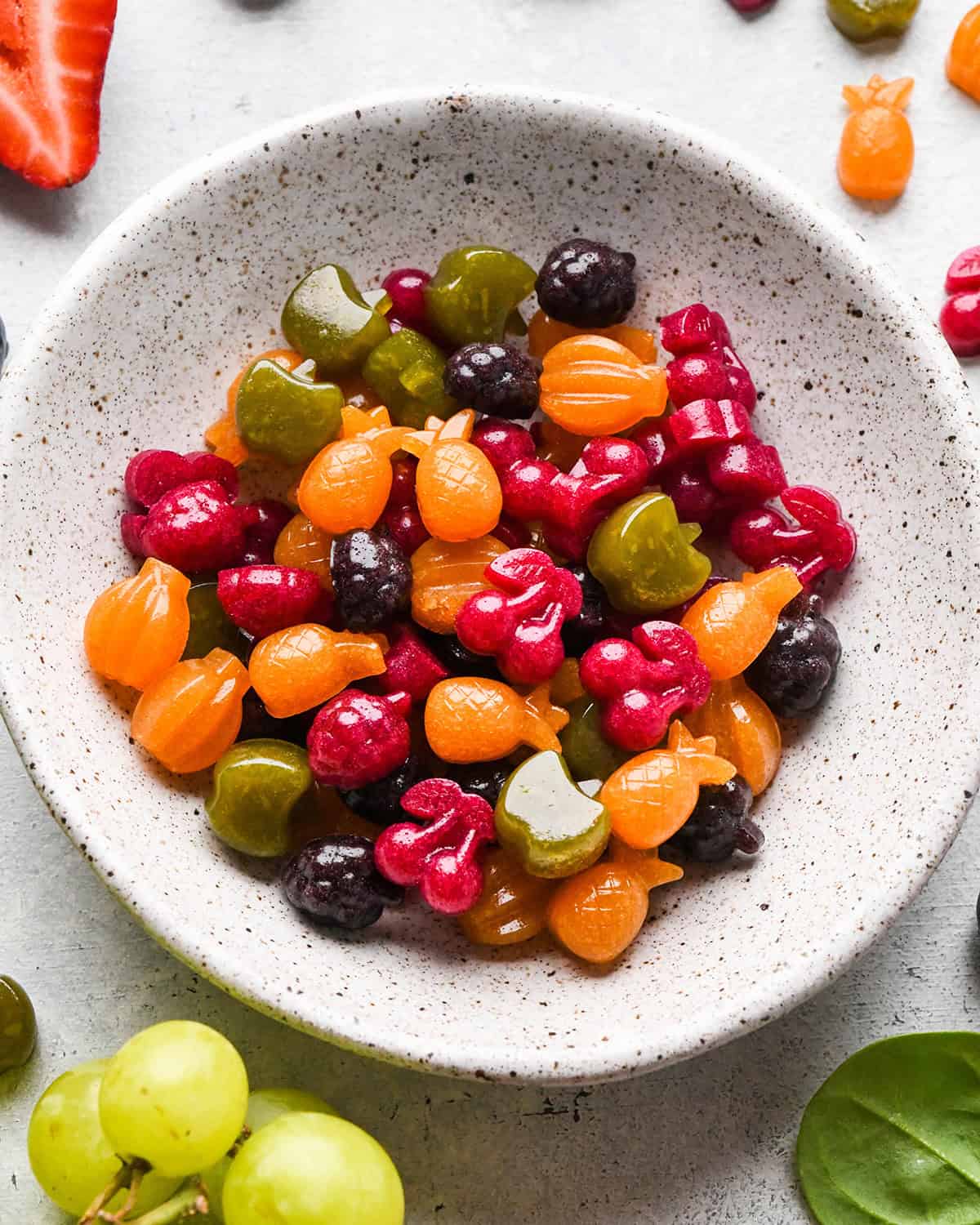 Homemade Fruit Snacks in a bowl