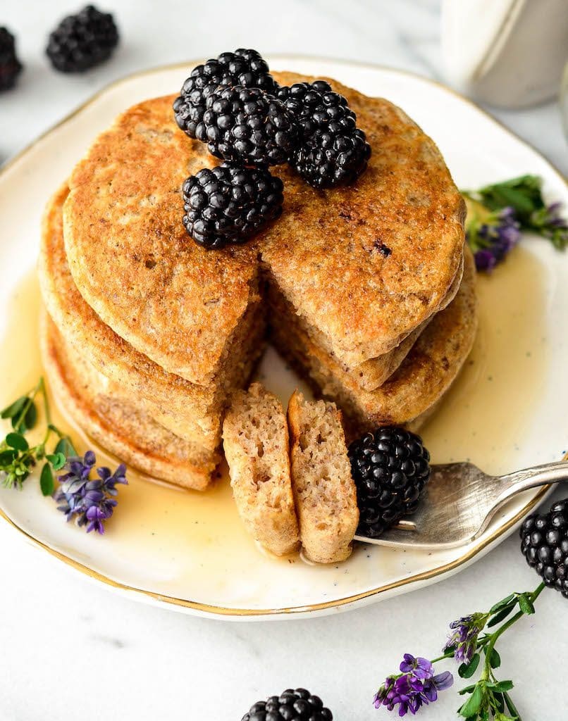 Fluffy Whole Wheat Pancakes - Joyfoodsunshine