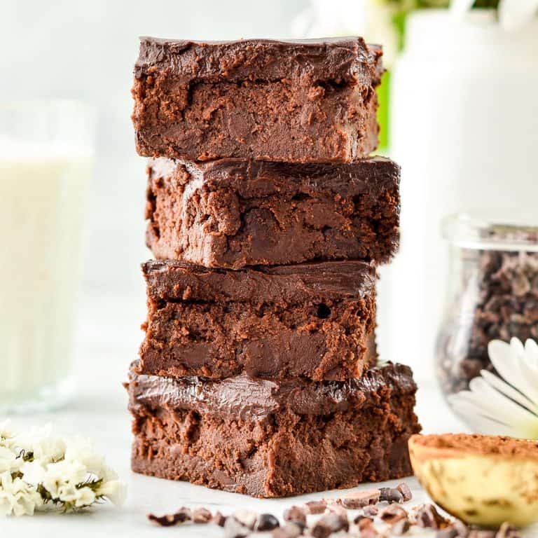 Healthy Greek Yogurt Brownies JoyFoodSunshine