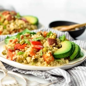 Roasted Vegetable Quinoa Salad - JoyFoodSunshine