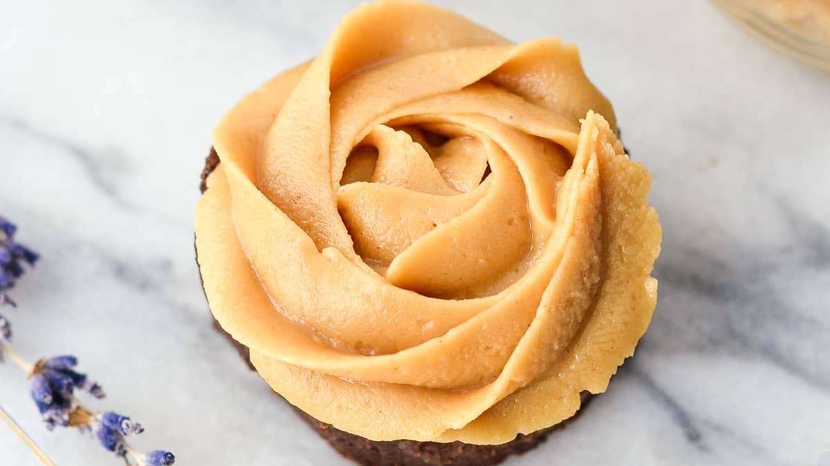 Homemade Vegan Peanut Butter Frosting JoyFoodSunshine