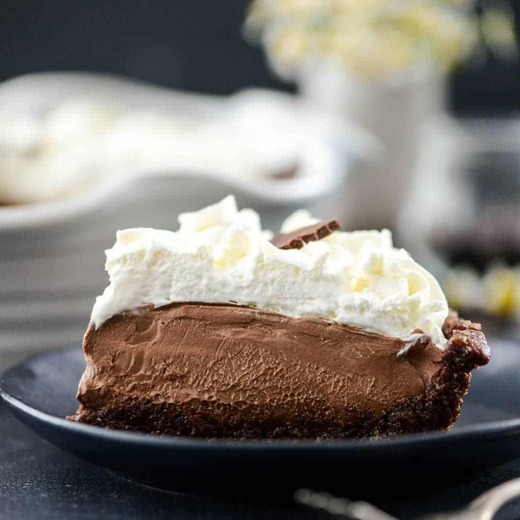 Vegan Chocolate Pie - JoyFoodSunshine