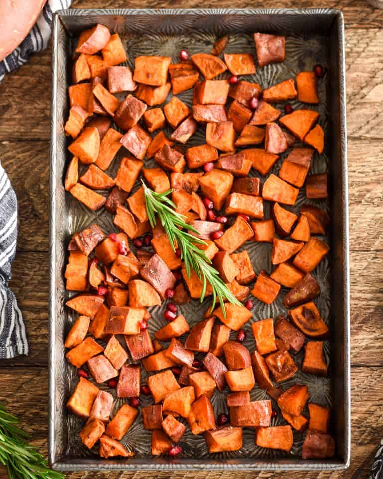 Roasted Cinnamon Sweet Potatoes JoyFoodSunshine