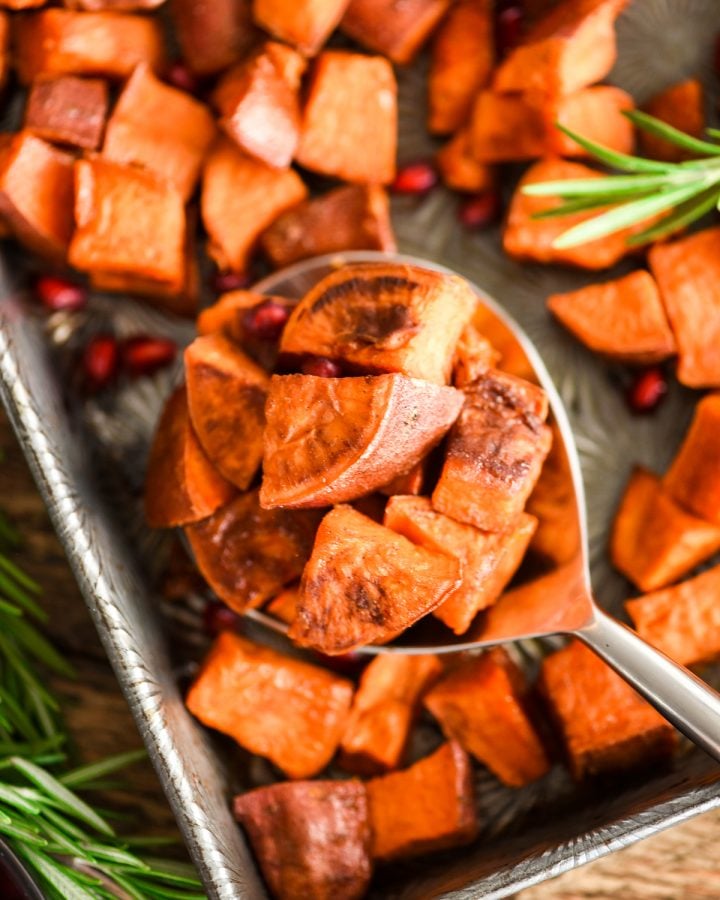 Cinnamon Roasted Sweet Potatoes - JoyFoodSunshine