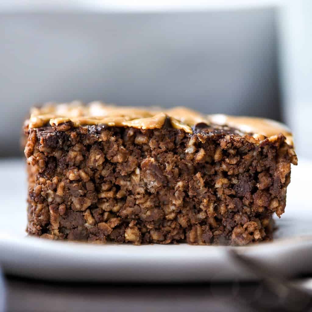 Healthy Chocolate Peanut Butter Baked Oatmeal Joyfoodsunshine