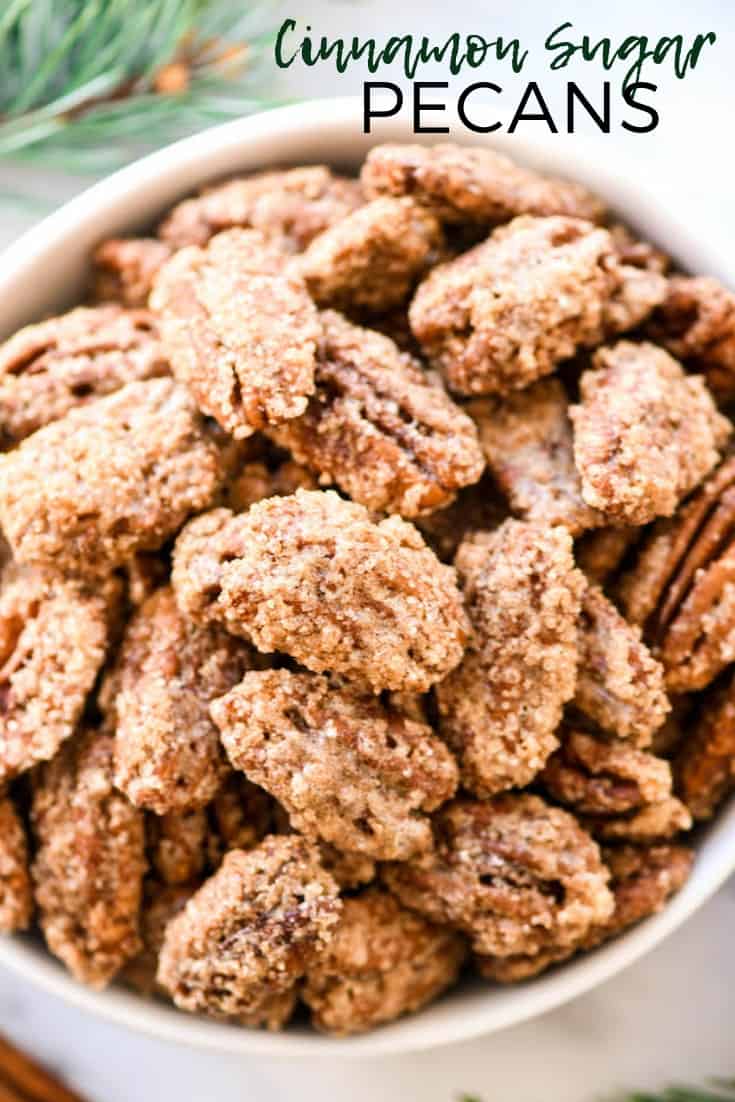 Homemade Cinnamon Sugar Pecans JoyFoodSunshine