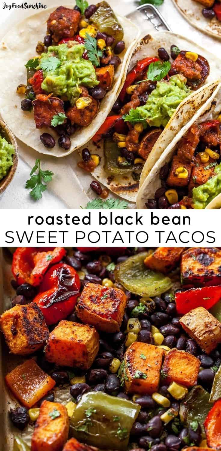 Black Bean Sweet Potato Tacos JoyFoodSunshine