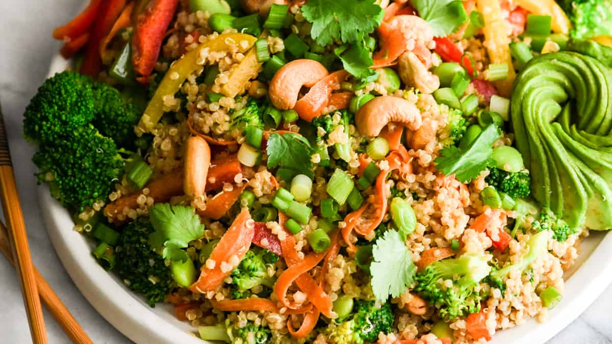 Asian Quinoa Salad - JoyFoodSunshine