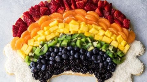 Rainbow Fruit Pizza Recipe Joyfoodsunshine