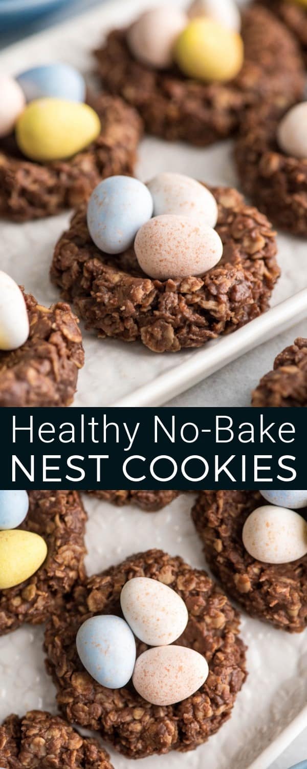 Healthy Easter Nest Cookies - JoyFoodSunshine