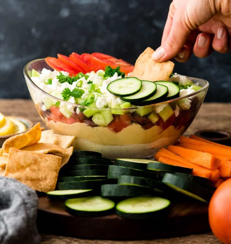 Layered Greek Dip Joyfoodsunshine