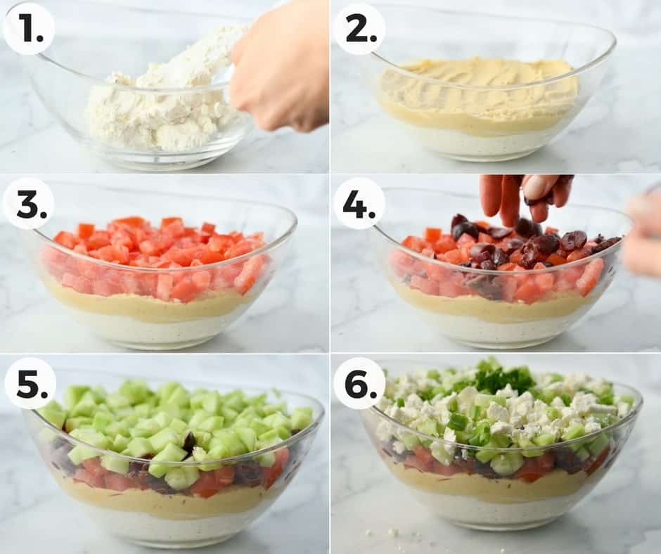 Layered Greek Dip Joyfoodsunshine