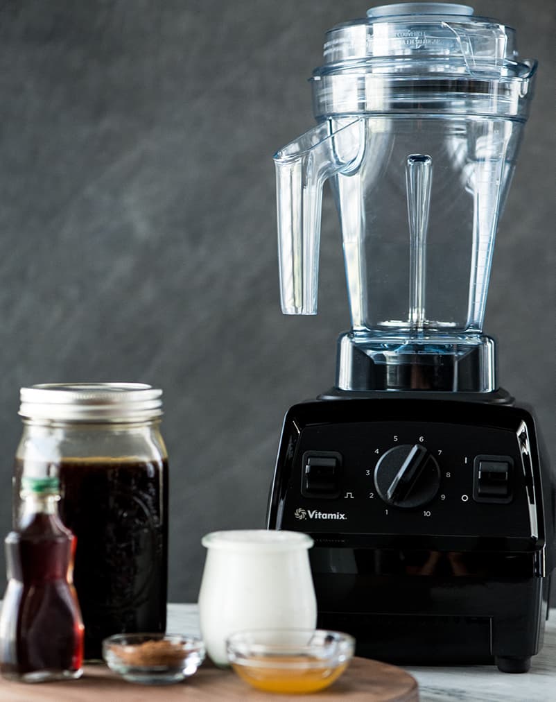 Front view of the Vitamix Explorian 310 (E310) in this post answering the question Which Vitamix is the Best? (Vitamix Comparison & Buying Guide)