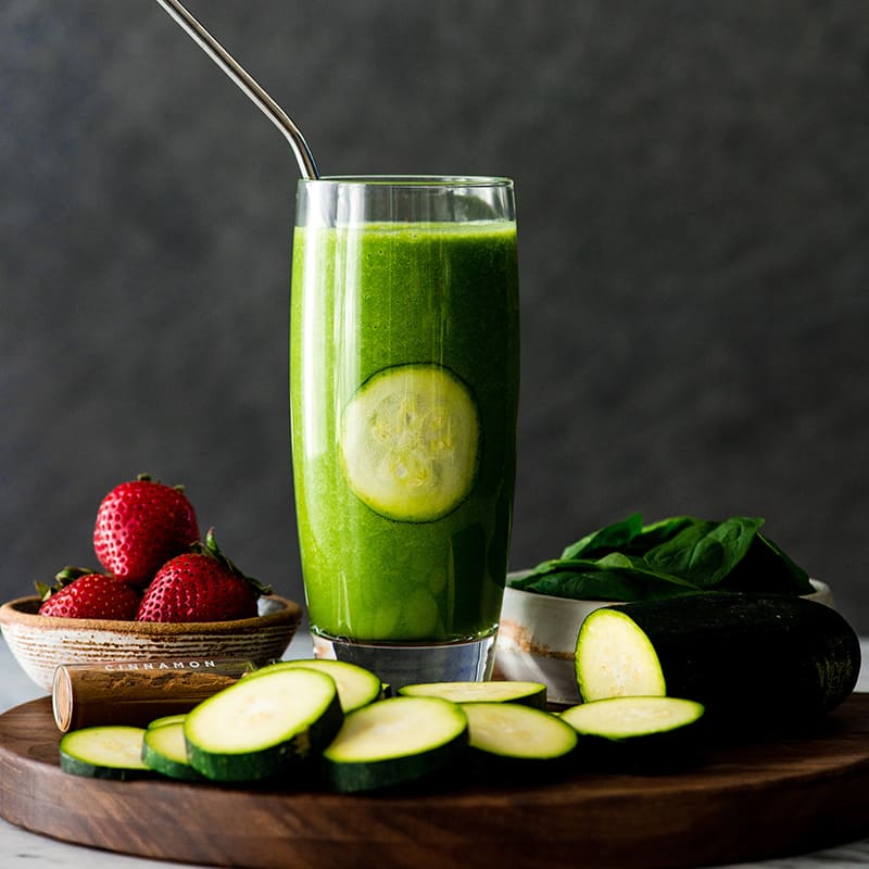 Creamy Zucchini Smoothie - Detoxinista